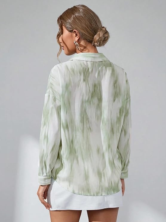 Lainey Light Green Full Sleeves Top