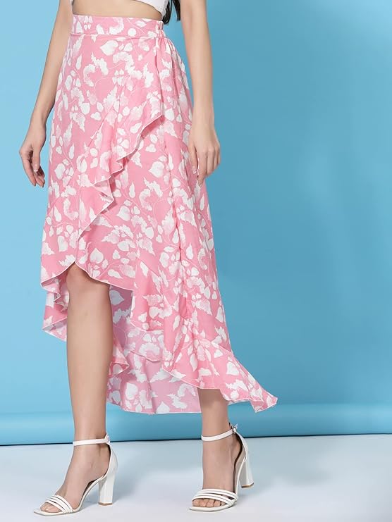 Emma Floral Print Long Skirts