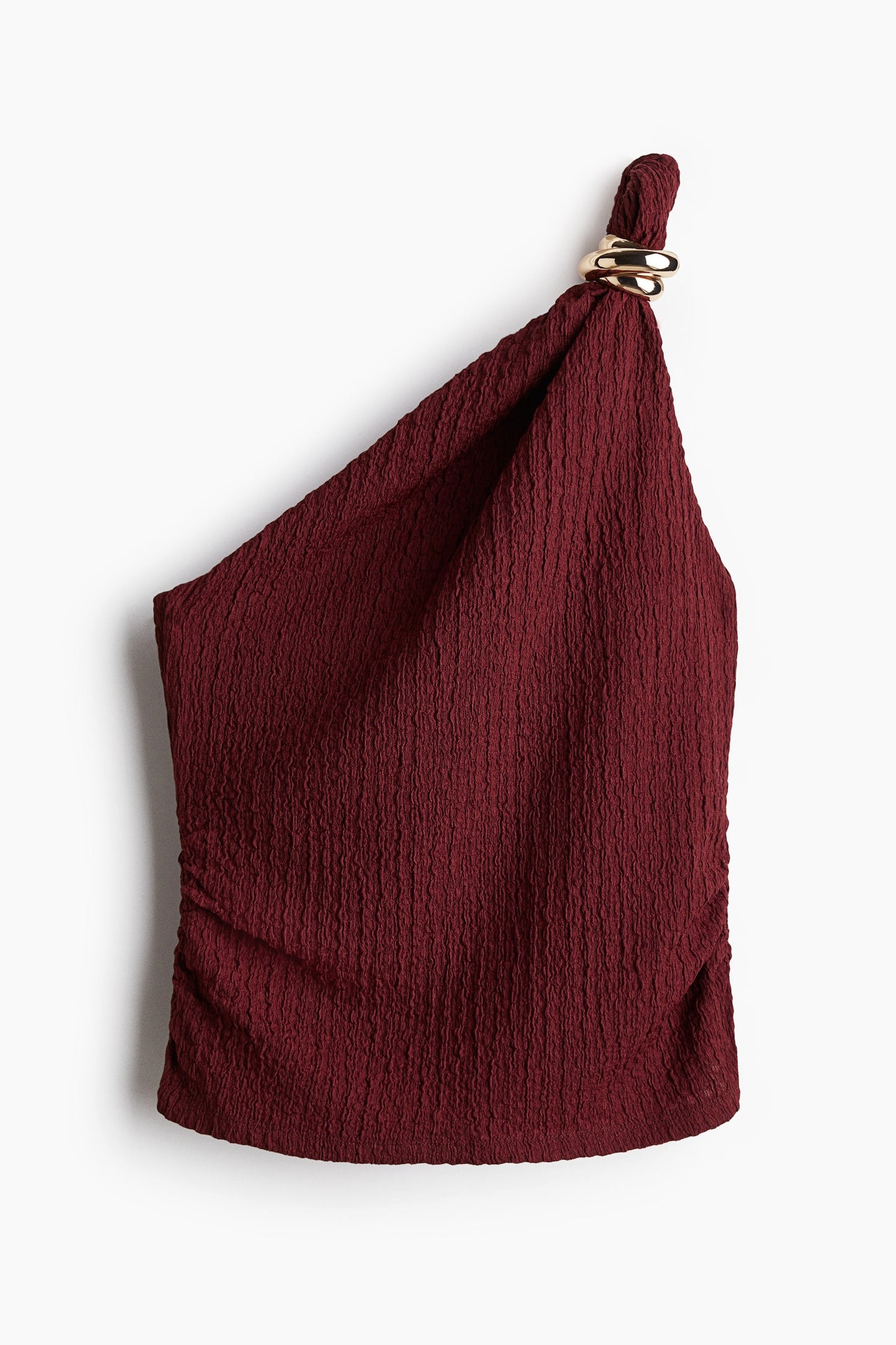 Red Berry One Shoulder Top