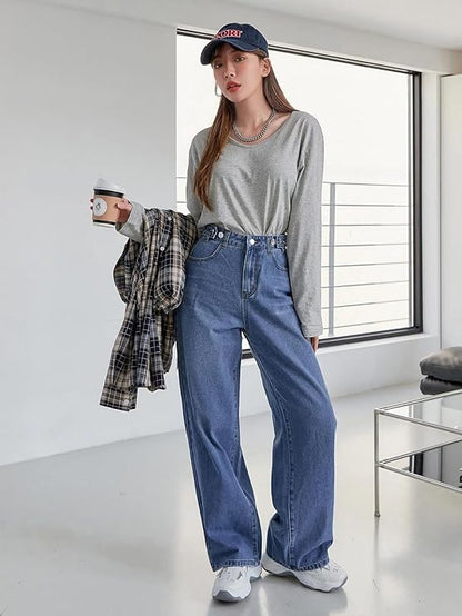 Harmony Denim Wide Legged Jeans