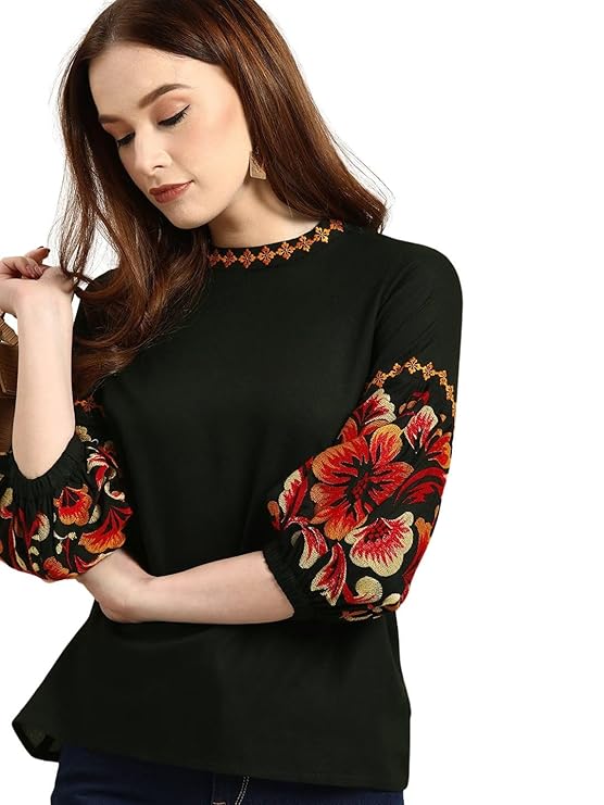 Audrey Embroidered Fit Regular Top