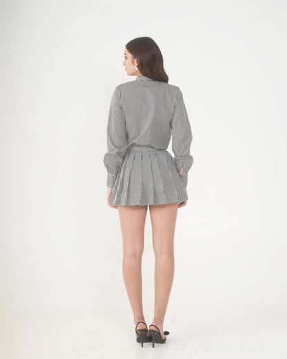 Moon Button Down Shirt and Skirt Co-Ord Set
