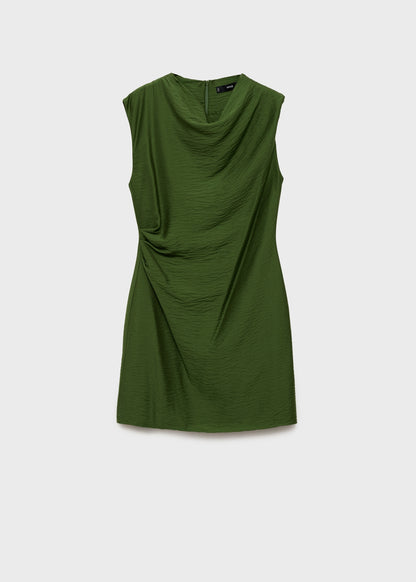 Draped Textured Dress