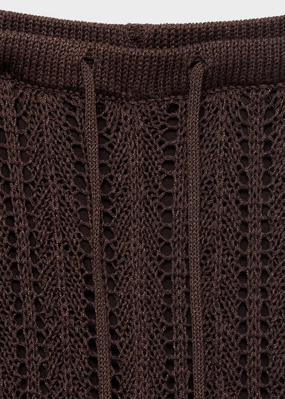 Openwork Knitted Co Ord Set