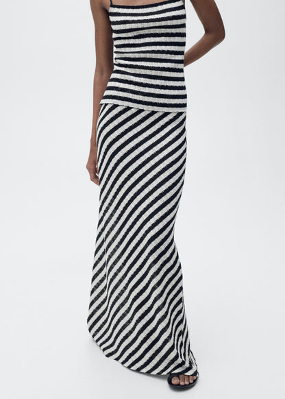 Stripped Knitted Co Ord Set