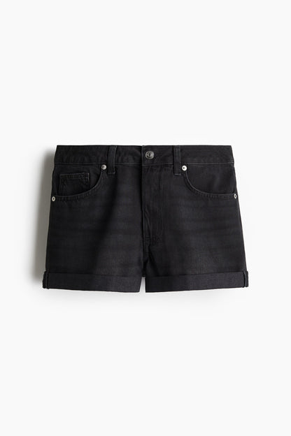 High Denim Shorts