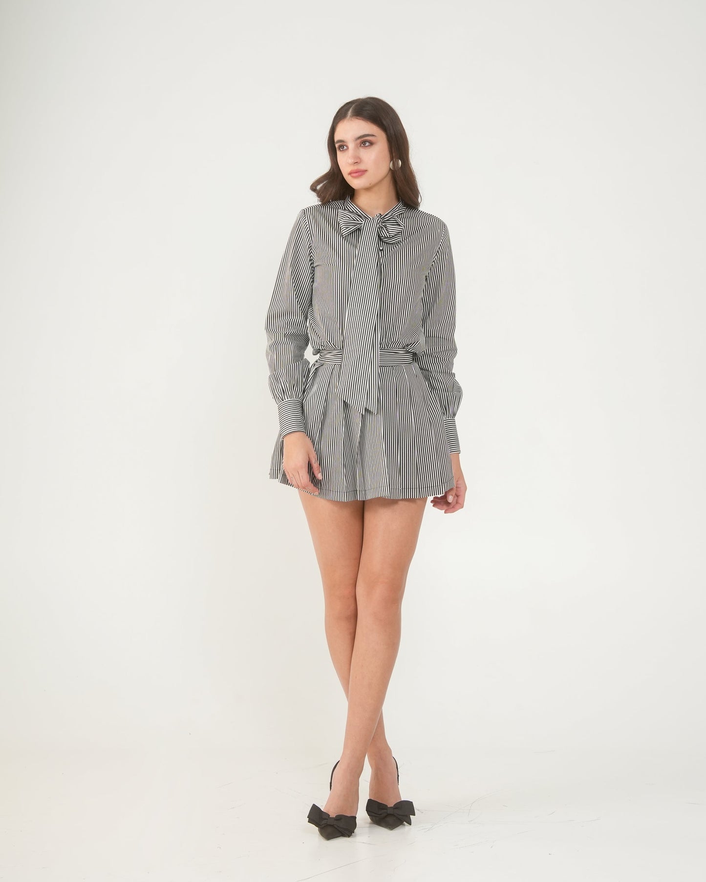 Moon Button Down Shirt and Skirt Co-Ord Set