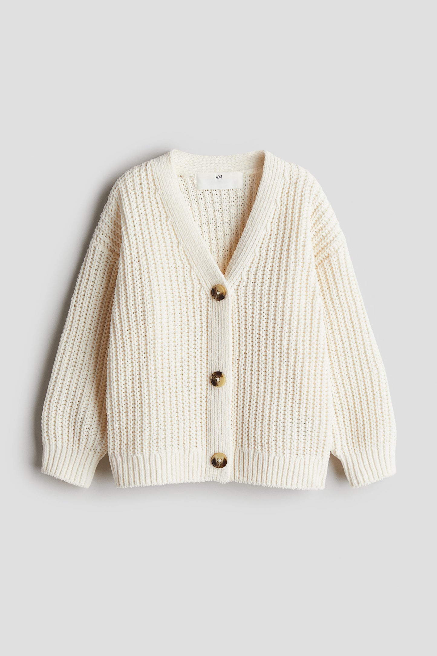 Alexi White Oversized Cardigan