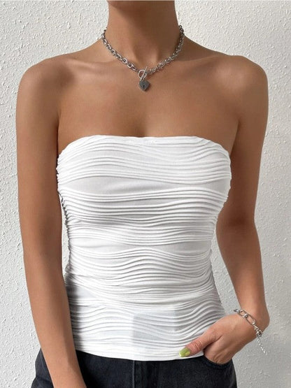 Bea Off-shoulder Top In White