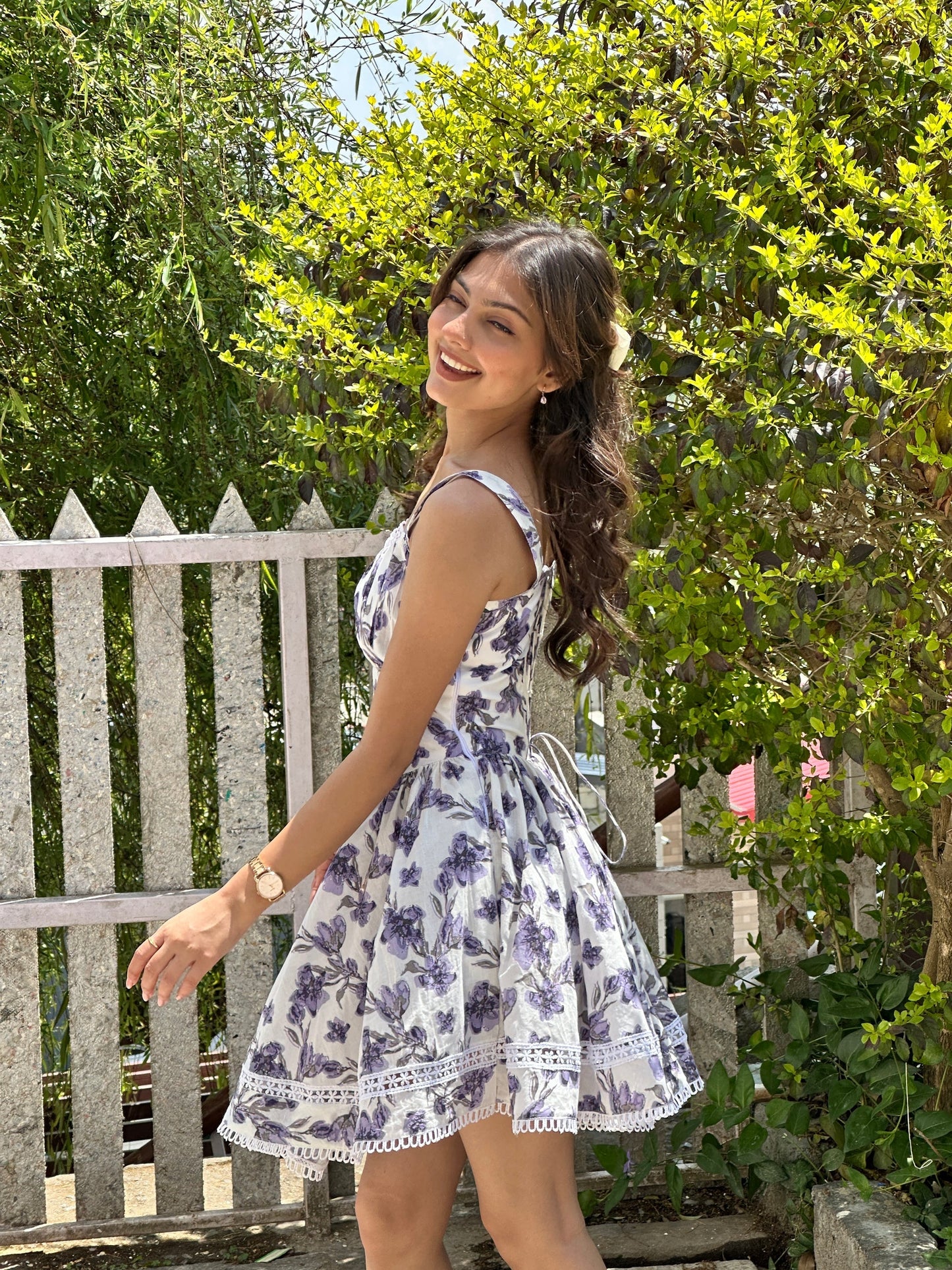 Lilac Muse Mini Dress