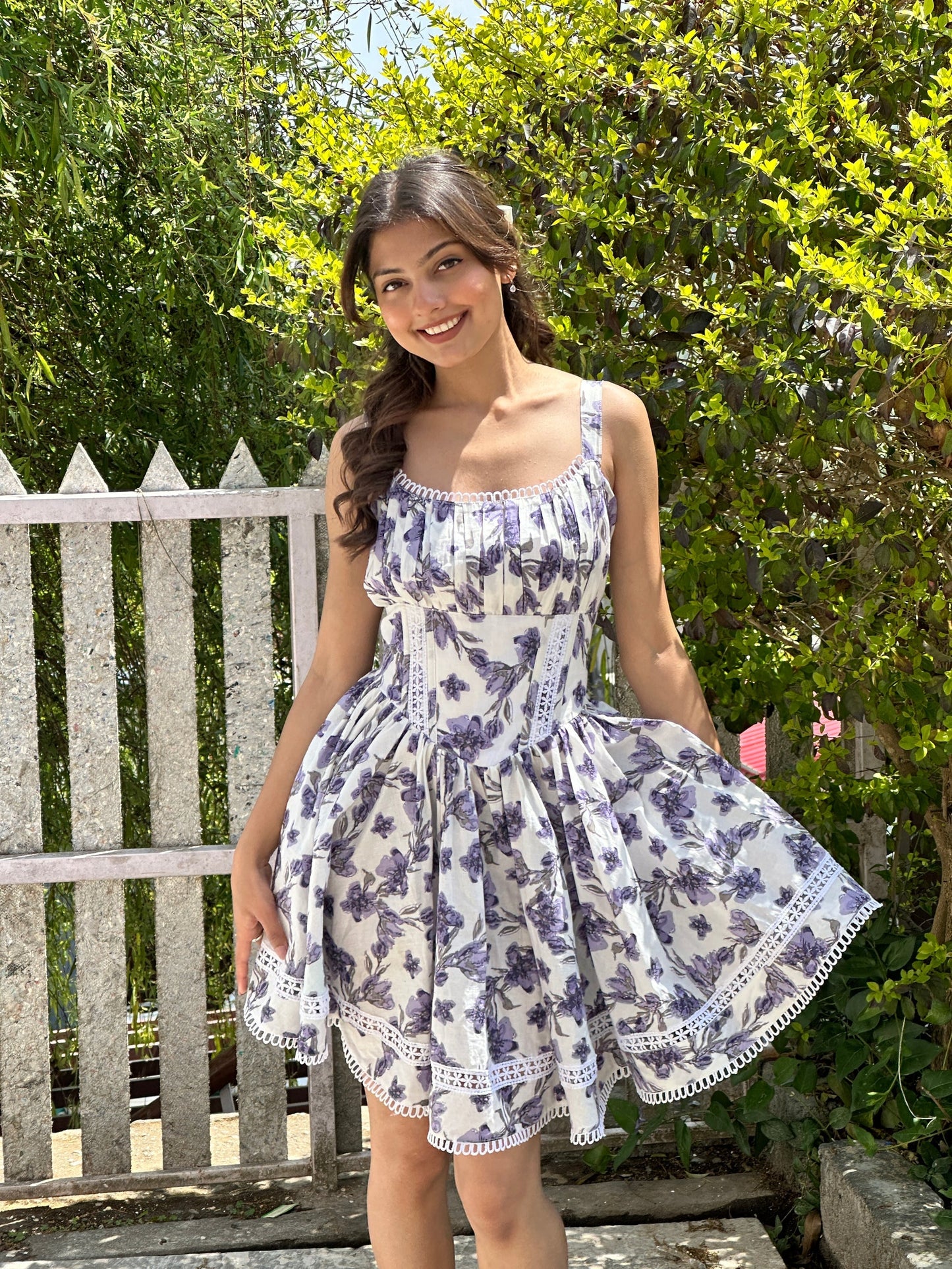 Lilac Muse Mini Dress