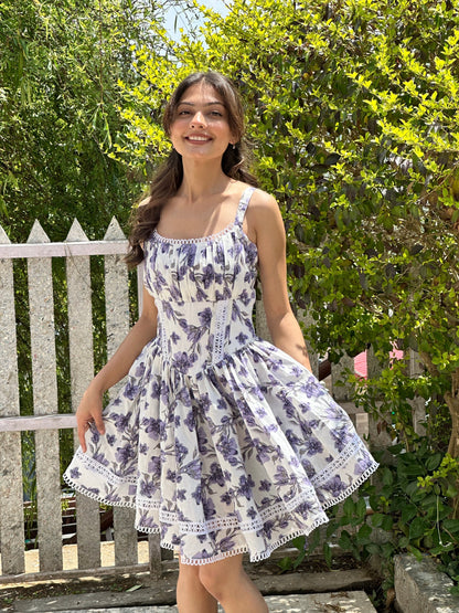 Lilac Muse Mini Dress