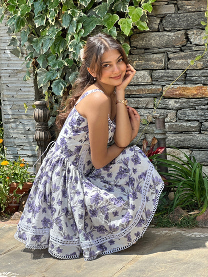 Lilac Muse Mini Dress