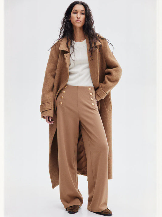 Button-Front Trousers