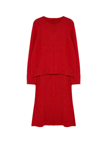 Self Design Top With Skirt