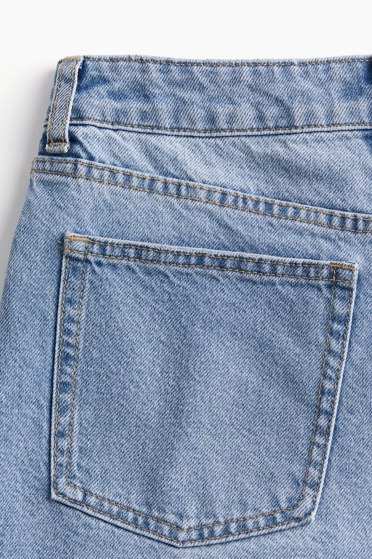 High-Waisted Denim Shorts