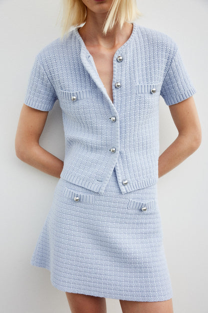 Structured-Knit Co-Ors Set