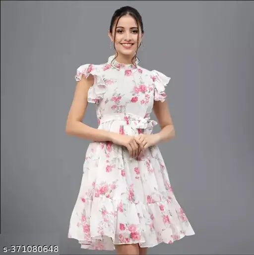 Aubrey Floral Mini Dress