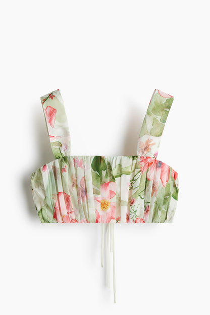 Floral Top And Skirt Set