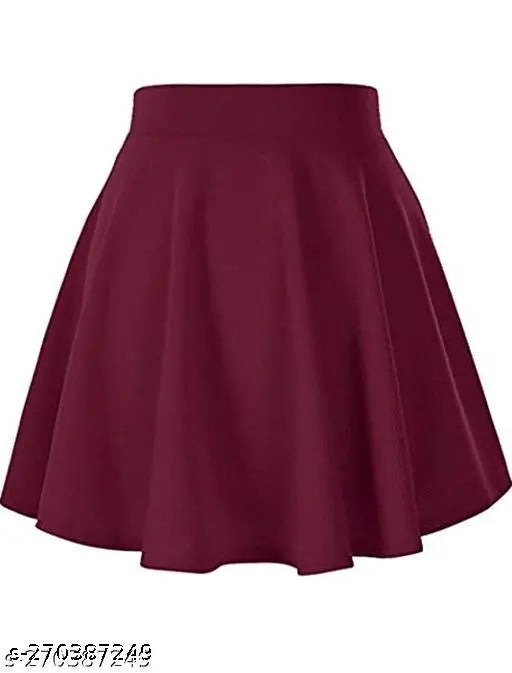 Sofia Wine Tennis Skirts