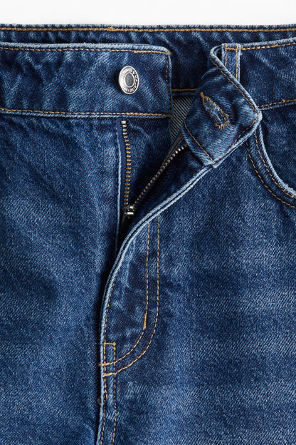 Evelyn High-Waisted Denim Shorts