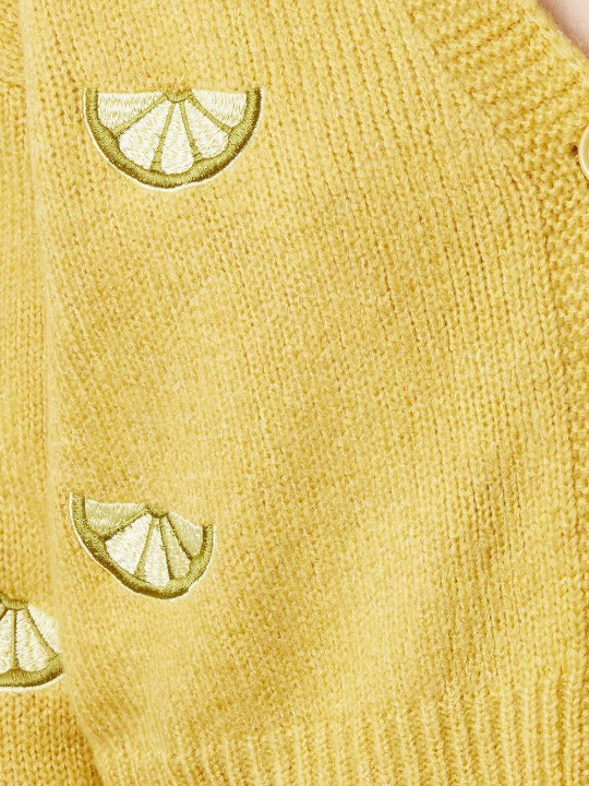 Mustard Lemon Cardigan