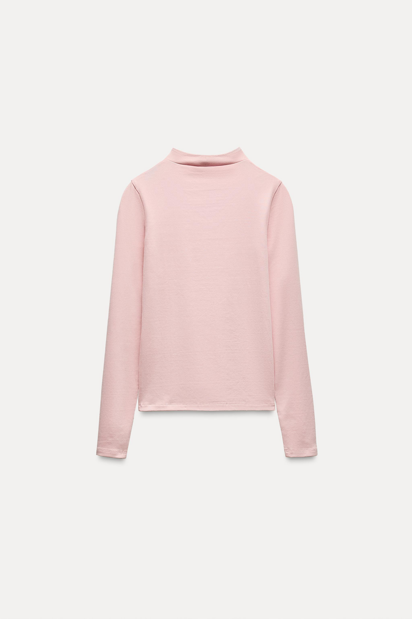 Turtleneck Pink T-Shirt Top