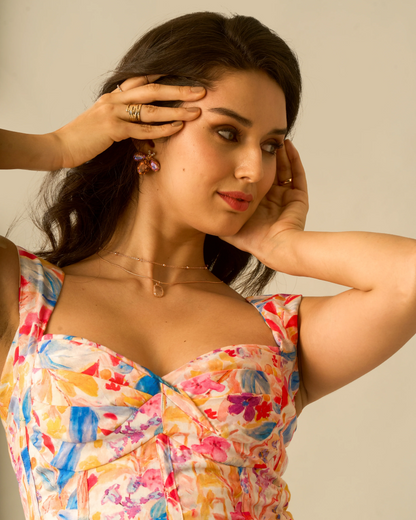 Moon Pretty Floral Dress