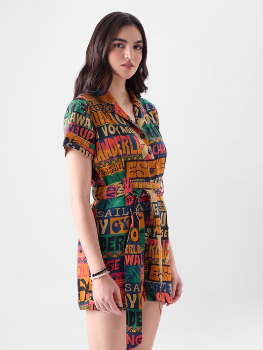 Bold Printed Jumpsuit
