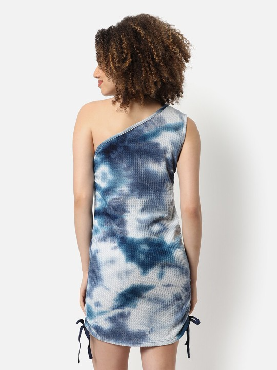 Blue Bodycon Mini Dress