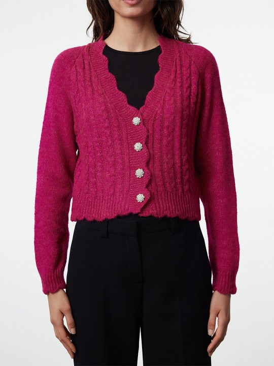 Women Colourblocked Cardigan