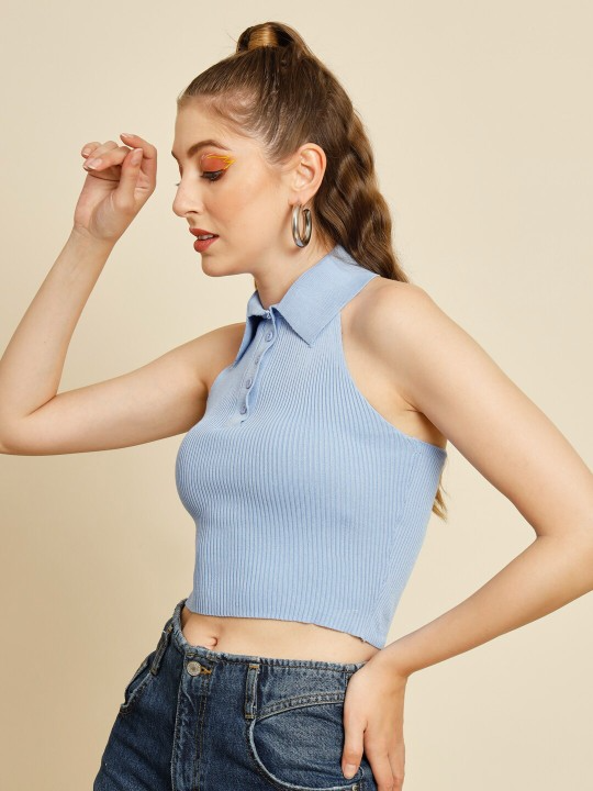 Open Back Cashmere Top