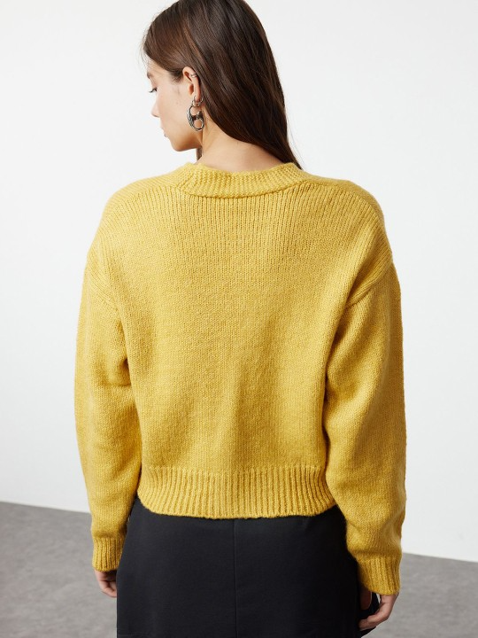 Mustard Lemon Cardigan