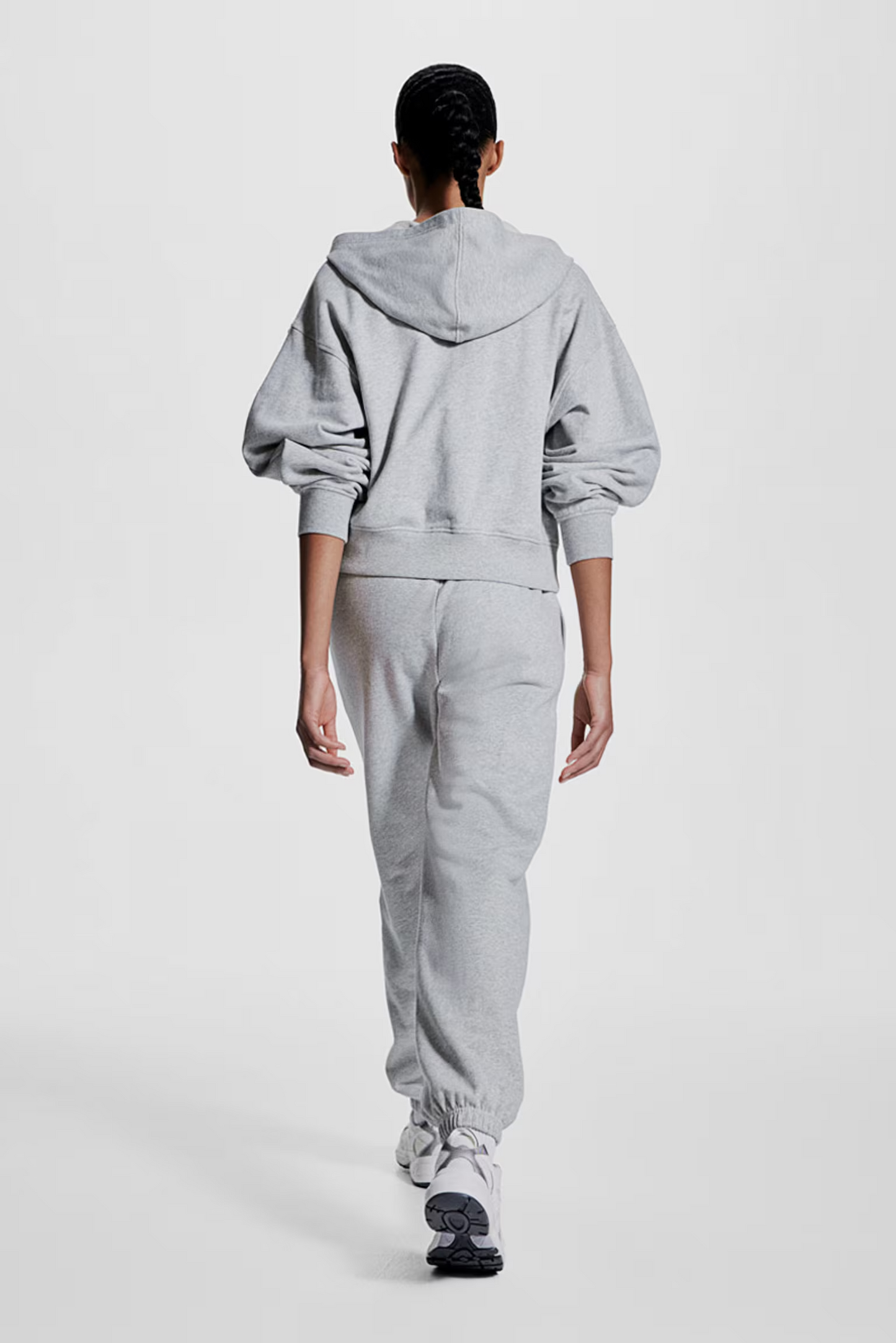 Grey Sports Zip-Through Hoodie & Joggers