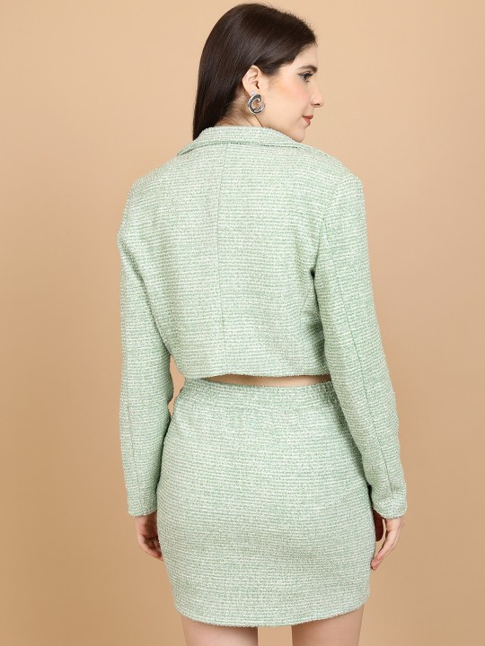 Regular Blazer And Slim Fit Skirt