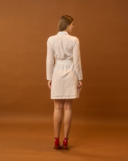Moon Buttoned Down Dress