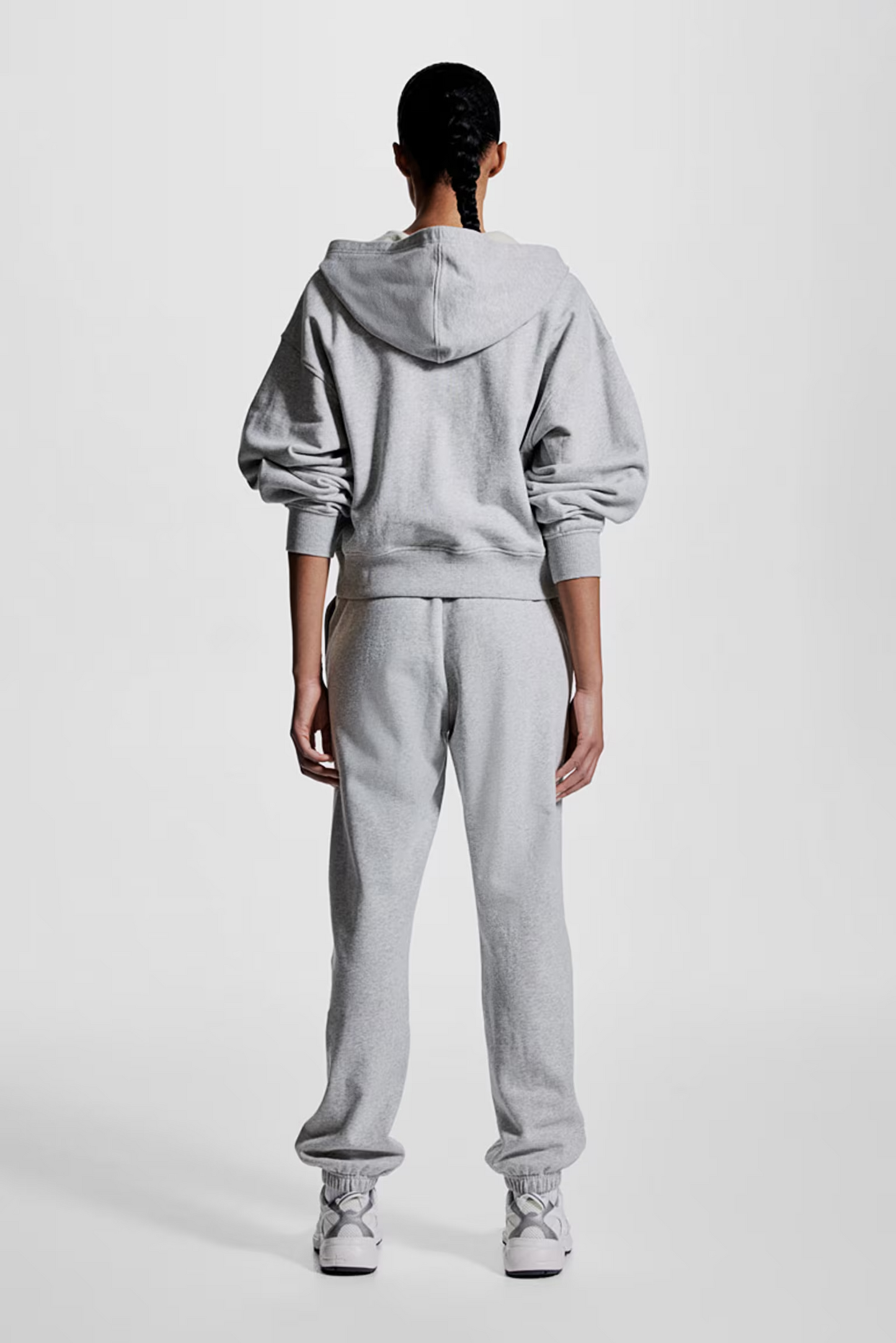 Grey Sports Zip-Through Hoodie & Joggers