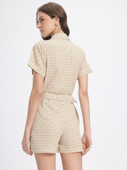 Moccasin Relaxed Fit Playsuit