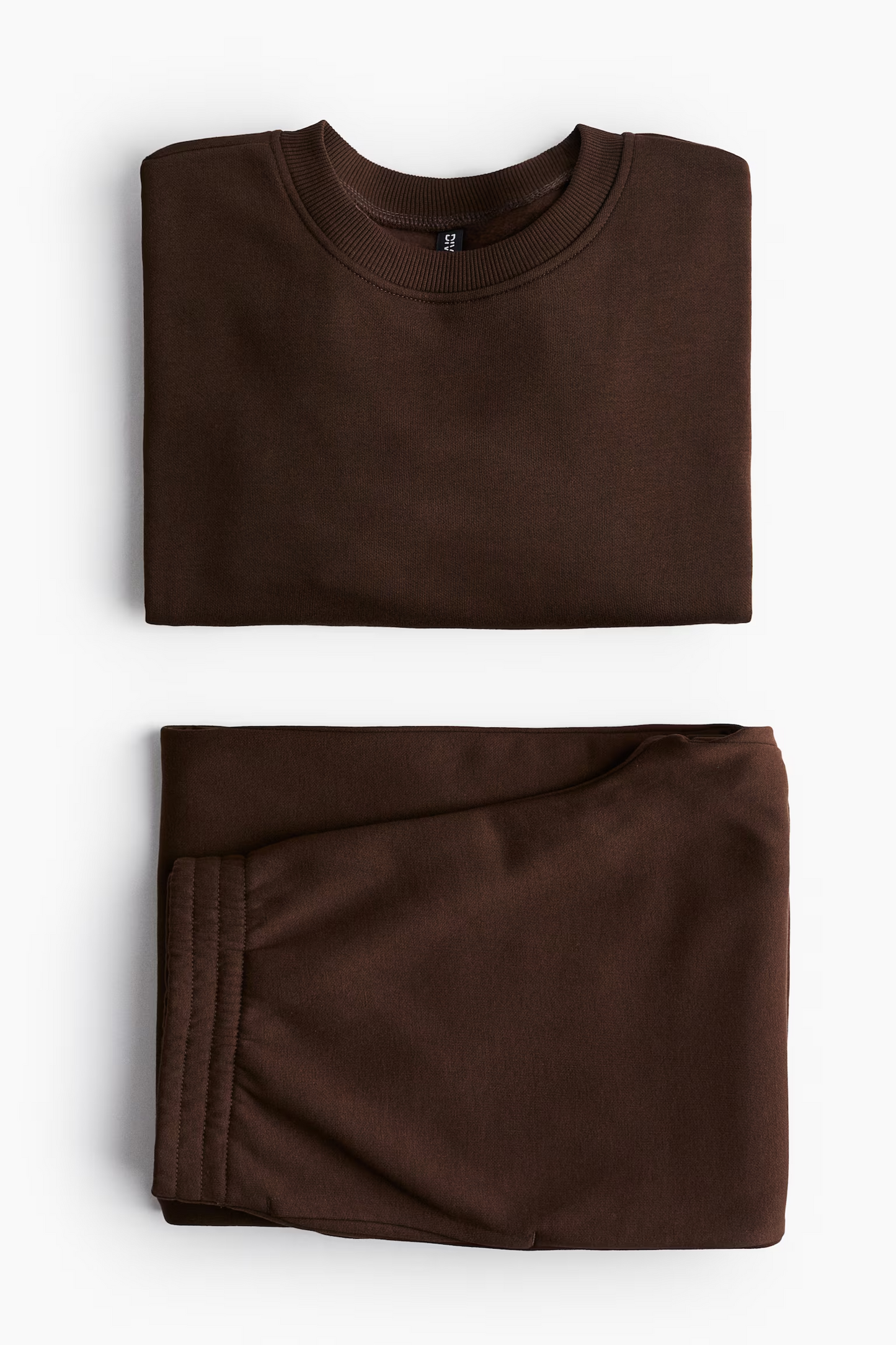 Two Pieces Brown Sweatshirt Set