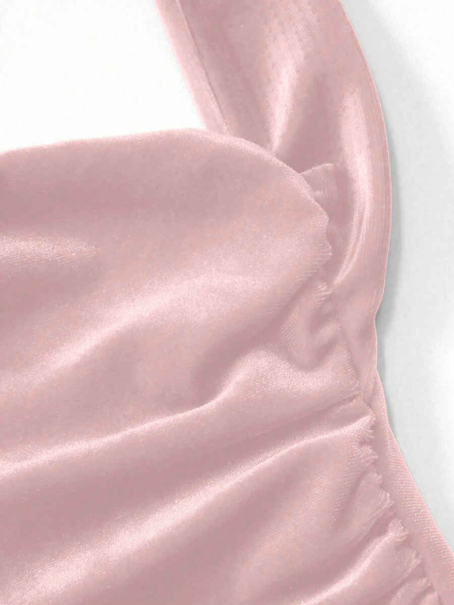 Pink Norma Kamali Cayla Side Drape Gown