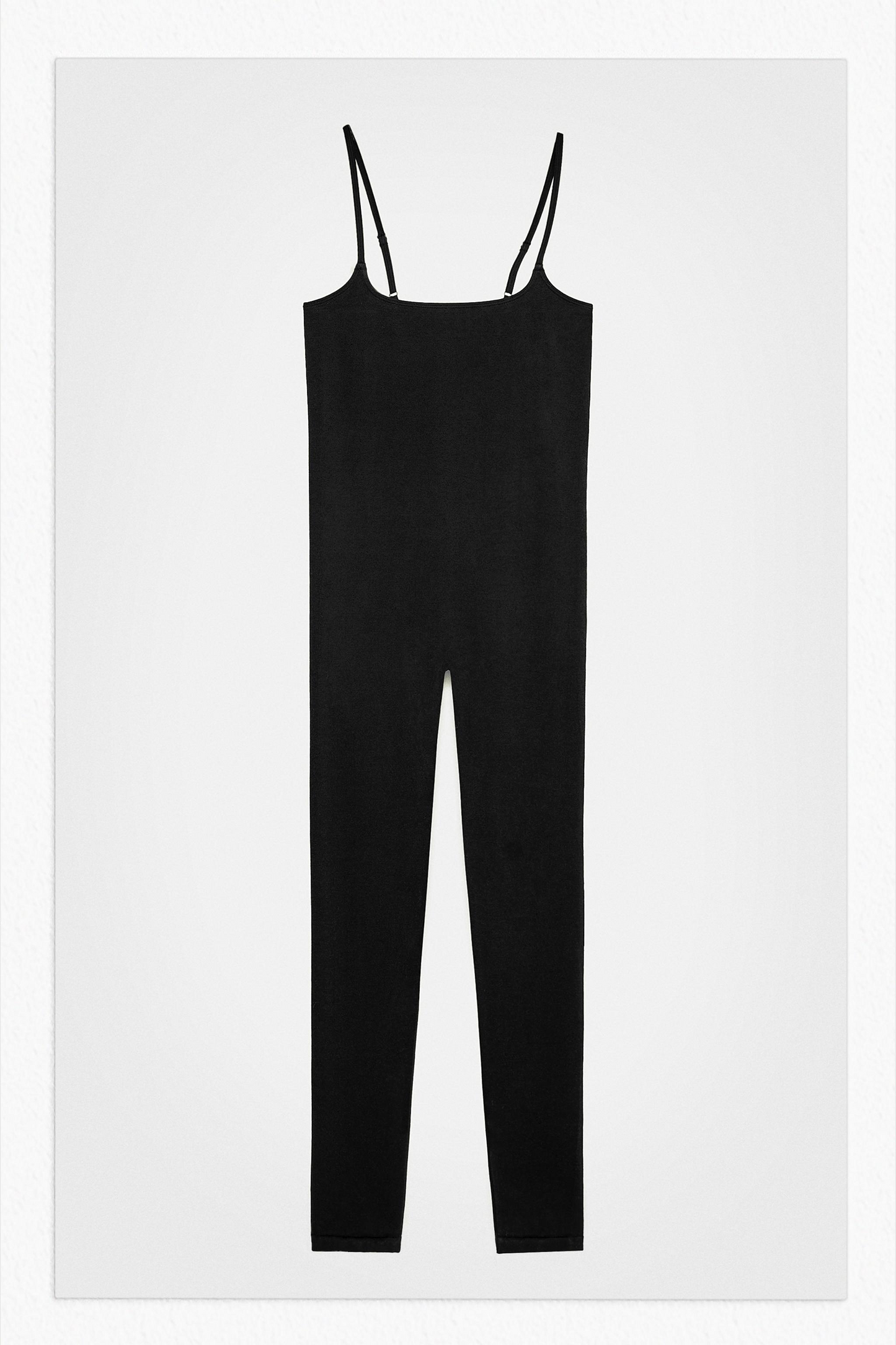 Black Seamless Jumpsuit