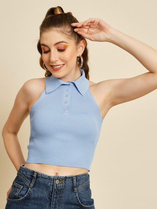 Open Back Cashmere Top