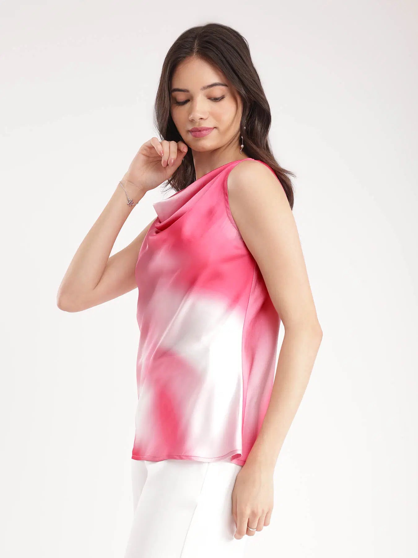 Ombre Satin Top