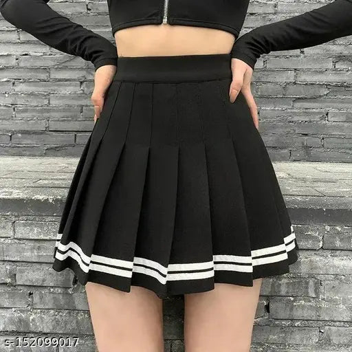 Bianca High Waist Pleated Short Skater Tennis Skirt