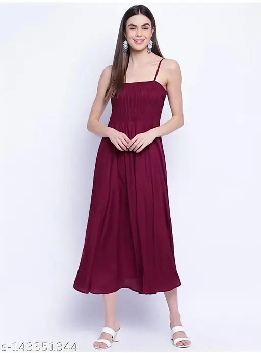 Ariana Long Frill Dress