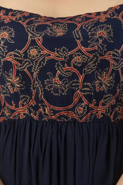Quinn Floral Print Viscose A-line Dress